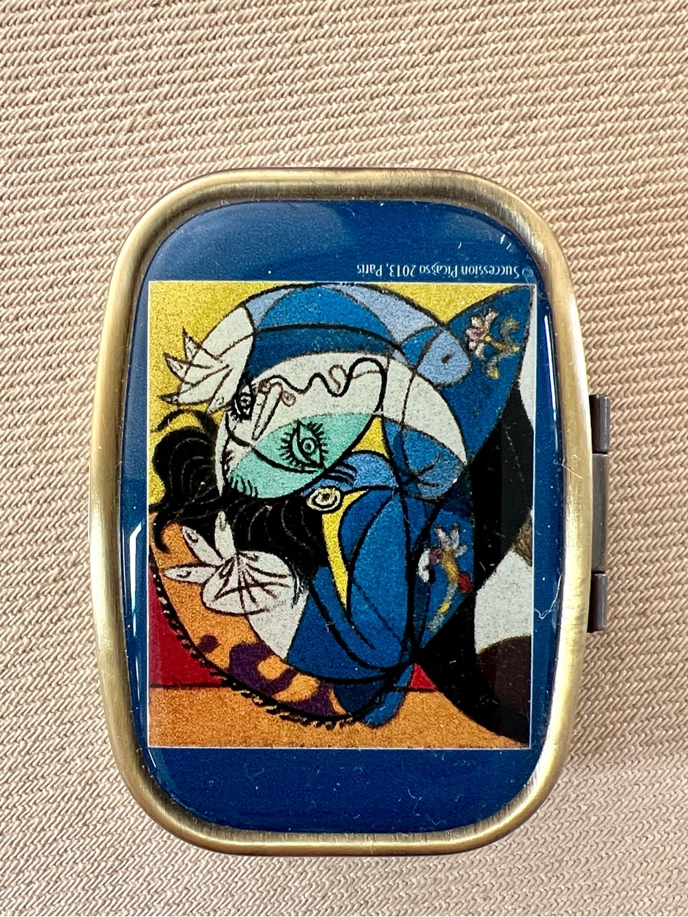 Pablo Picasso Art Blue Painted Pill Case 💊